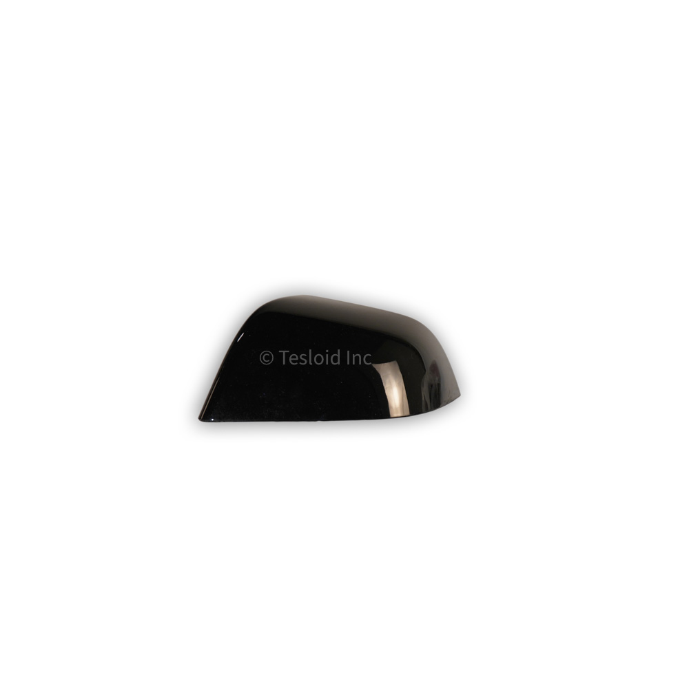 EXTERIOR MIRROR SKULL CAP- LEFT HAND- SOLID BLACK- PBSB