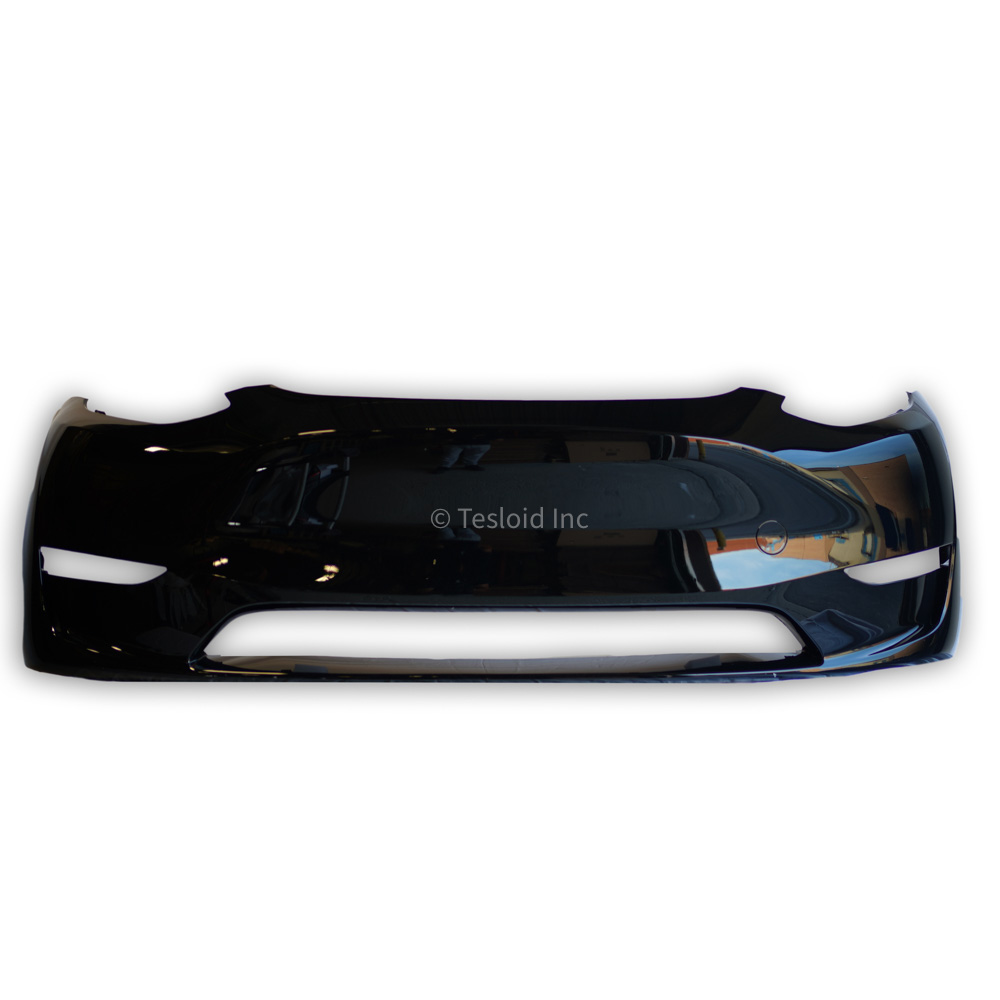 FRONT BUMPER FASCIA SERVICE - Painted Black (PBSB) without retainers for sensors