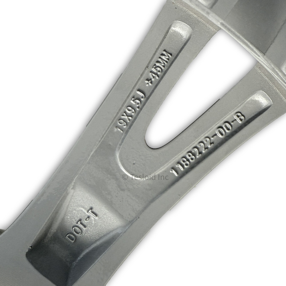 WHEEL - 19X9.5J ET45 - APOLLO/GEMINI - SONIC SILVER - Image 3